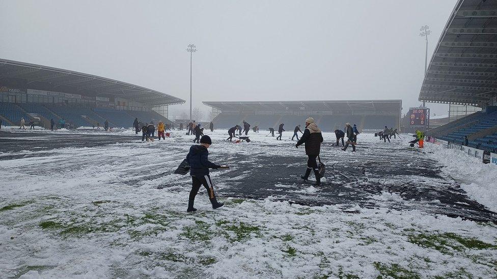 Chesterfield FC pitch