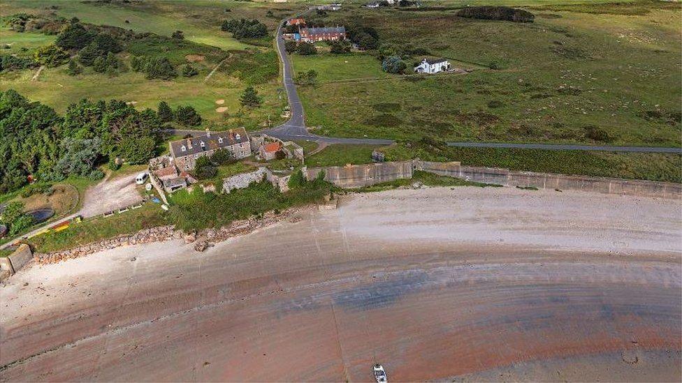 A photo of the Roman fort