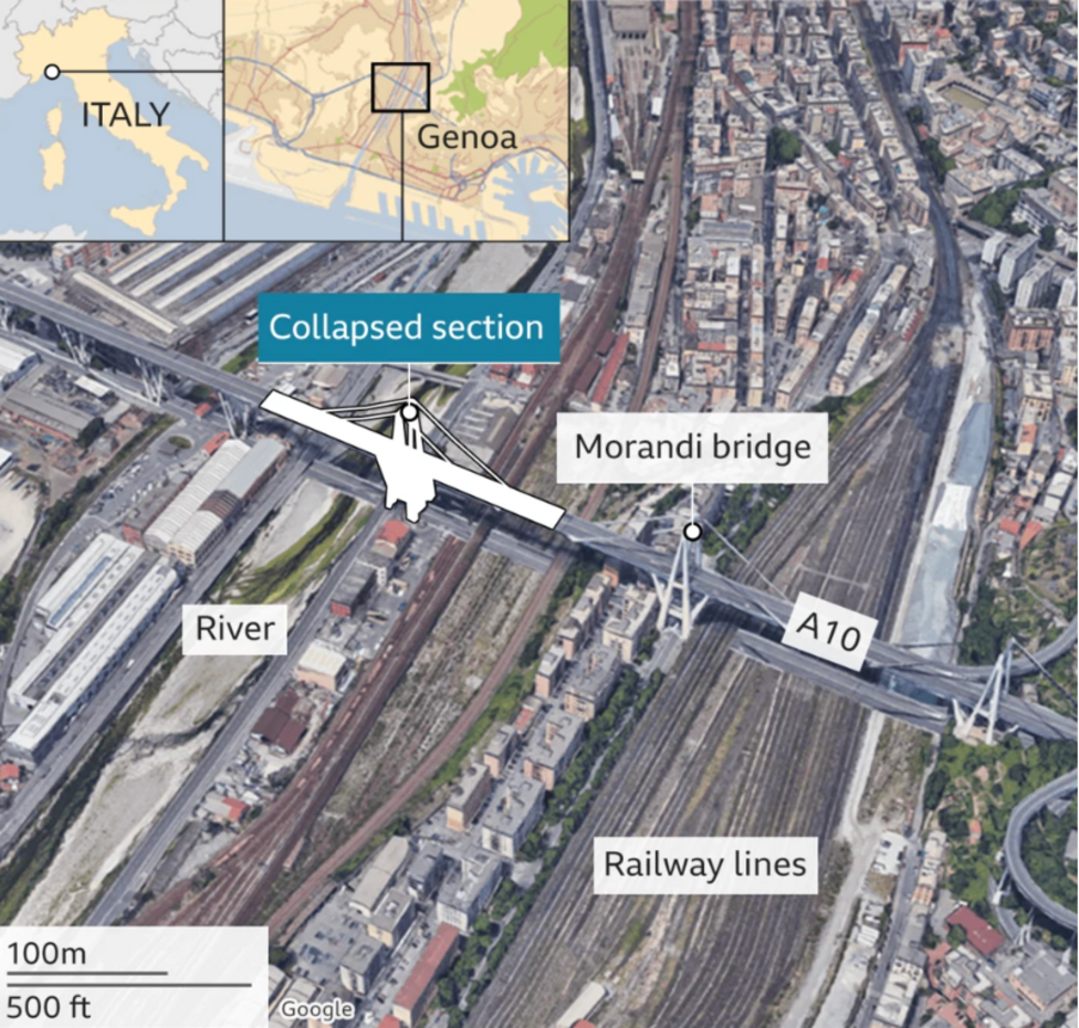 Italian officials handed jail terms for Genoa bridge disaster that killed 43