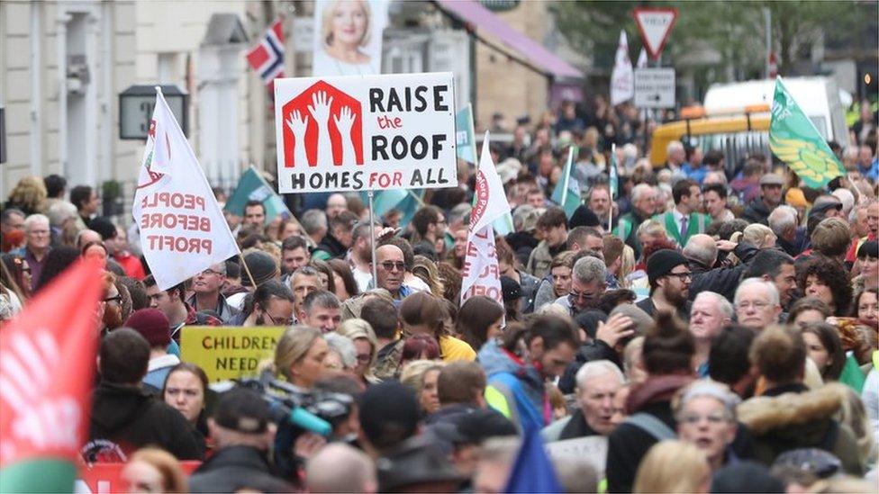 Rally in Dublin