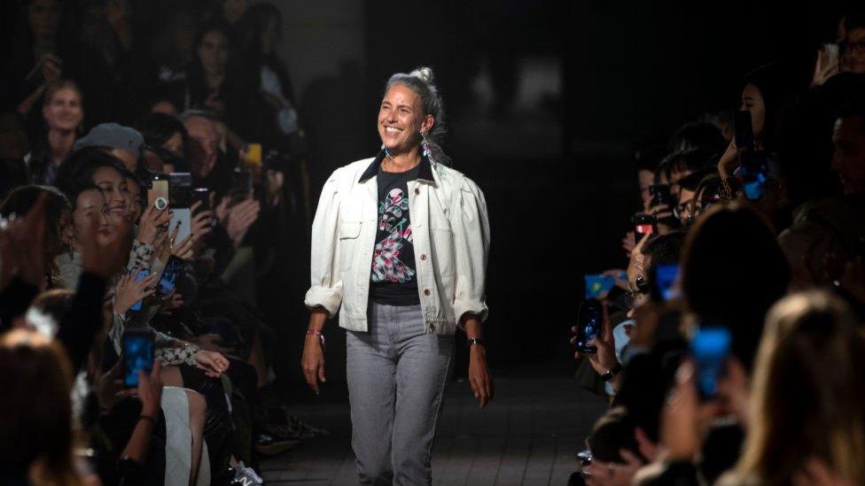 Isabel Marant at Paris Fashion Week in 2019