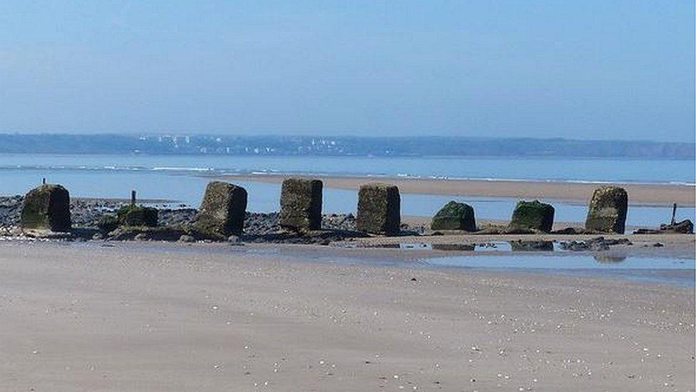 World War Two defences on Speeton Sands