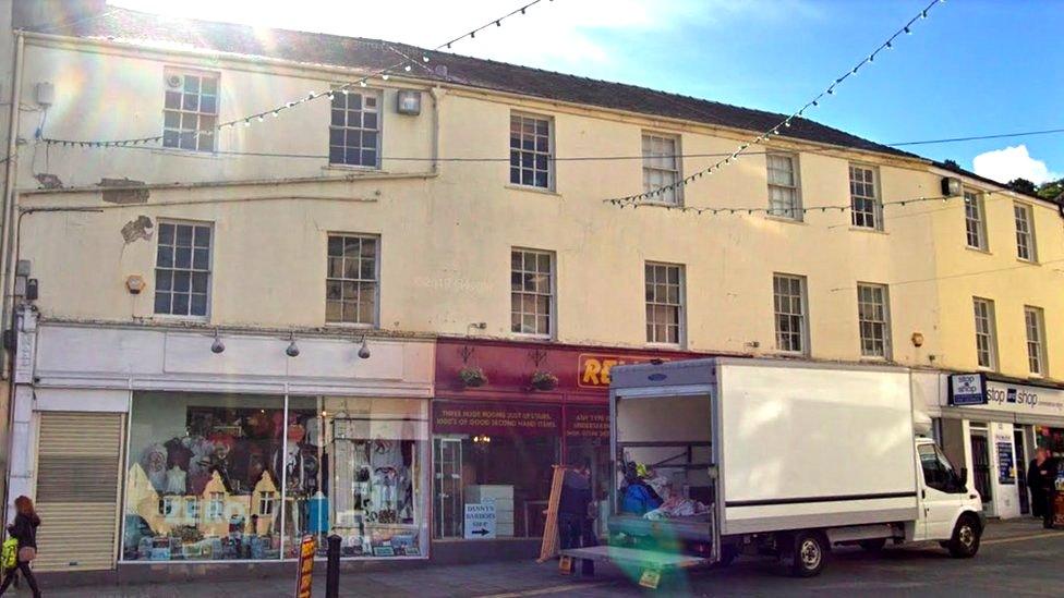 Former Debenhams site in Bangor High Street