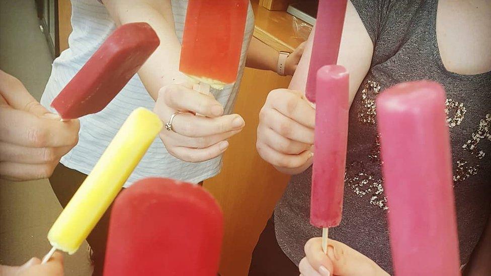 Ice lollies