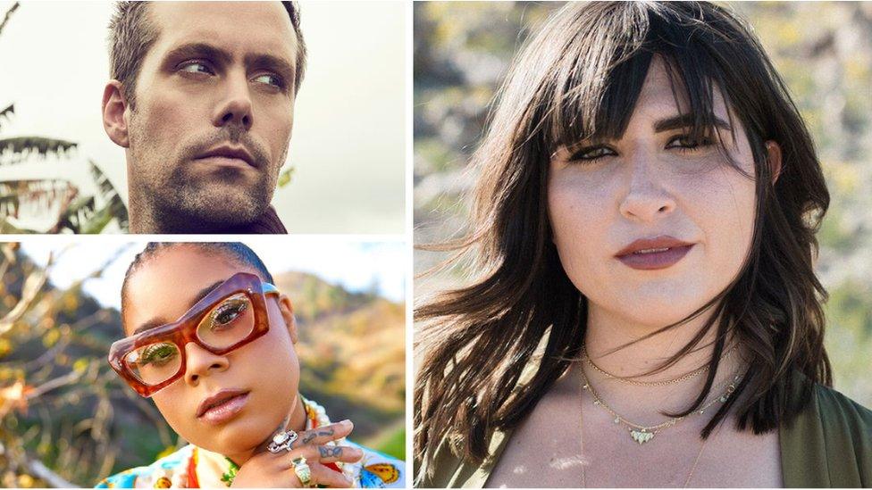 Justin Tranter, Emily Warren and Tyla Parx