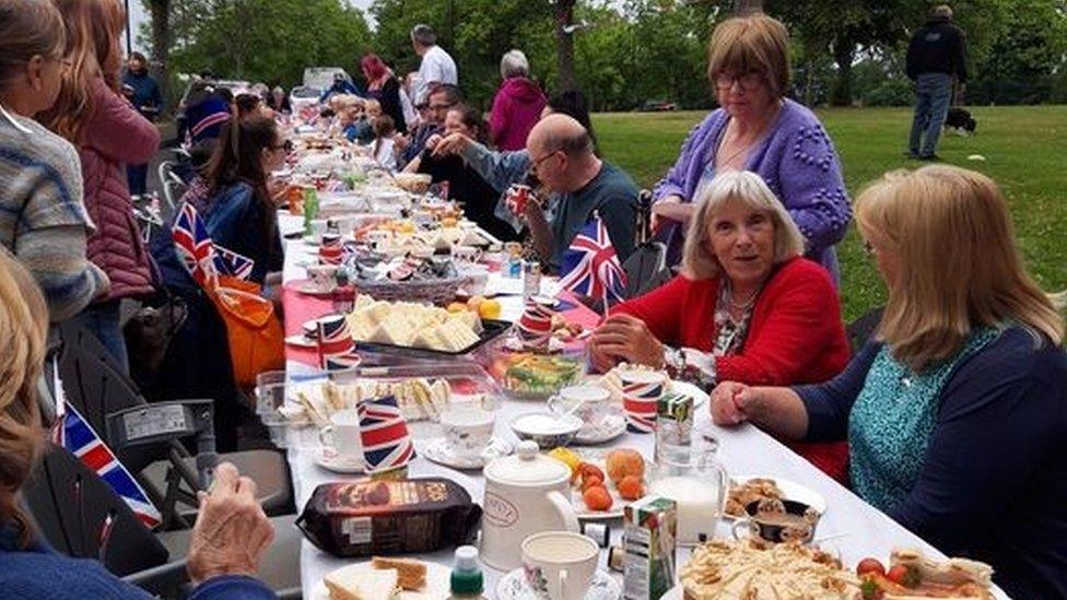 Church street party to celebrate the Jubilee