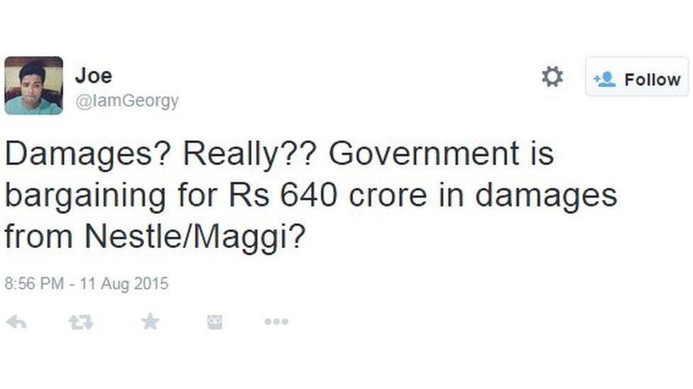 Damages? Really?? Government is bargaining for Rs 640 crore in damages from Nestle/Maggi?