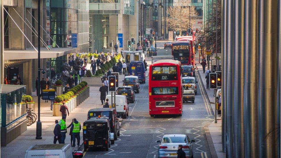 Canary Wharf street view