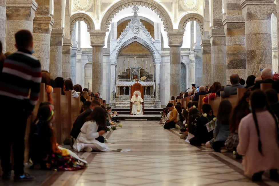 Pope Francis in Qaraqosh, Iraq, March 7