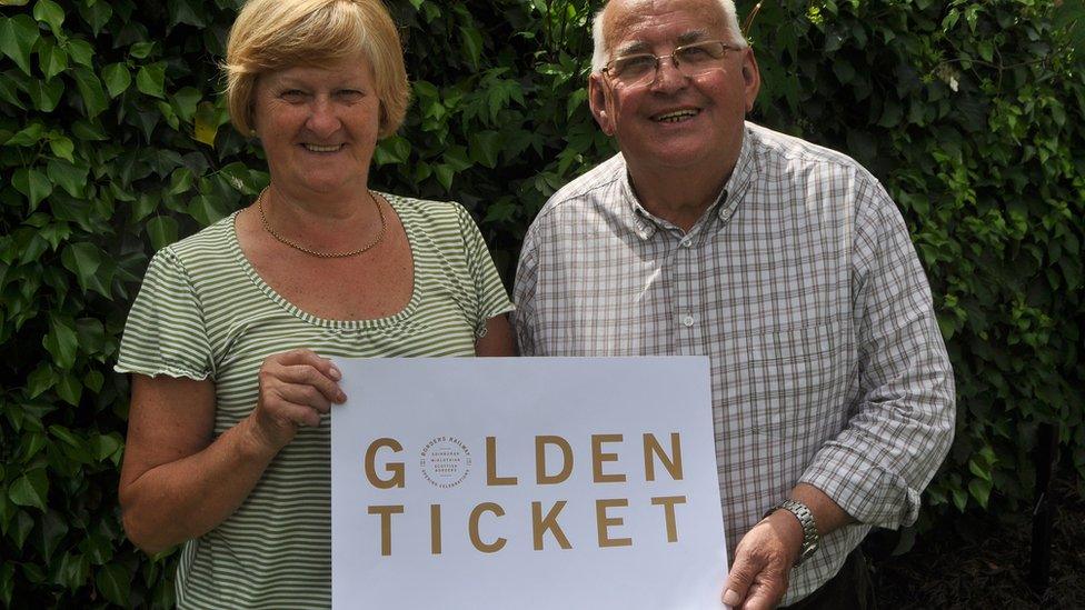 Golden ticket winners