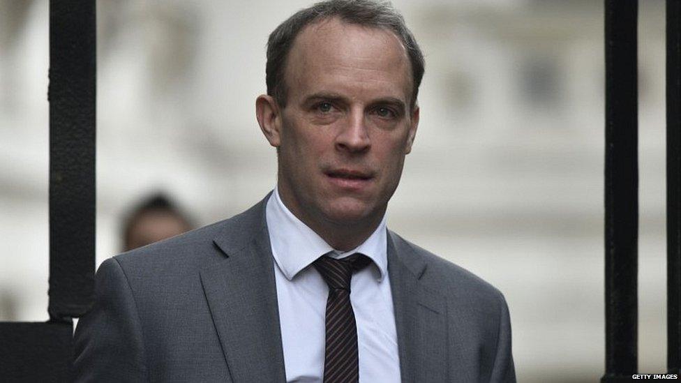 Foreign Secretary Dominic Raab