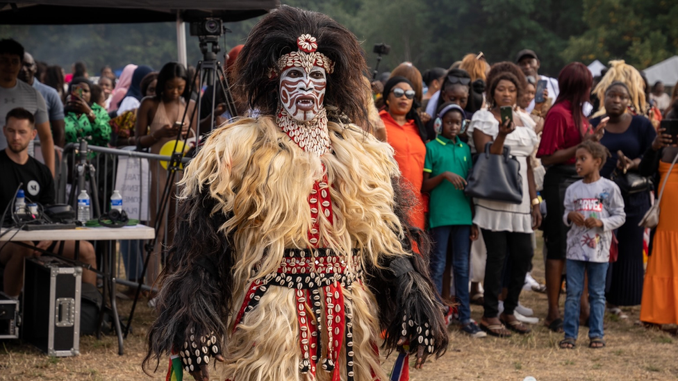 Zimba Lion Masquerade at Hackney Carnival