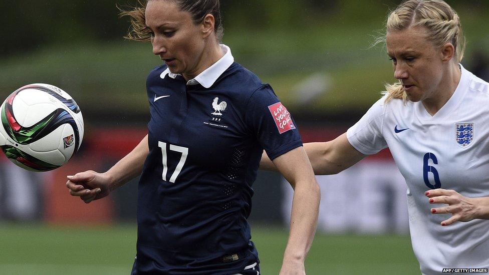 Gaetane Thiney and Laura Bassett