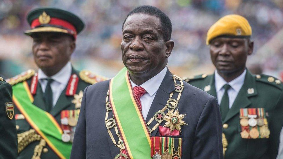 Ceremony for swearing-in of Zimbabwe President Emmerson Mnangagwa