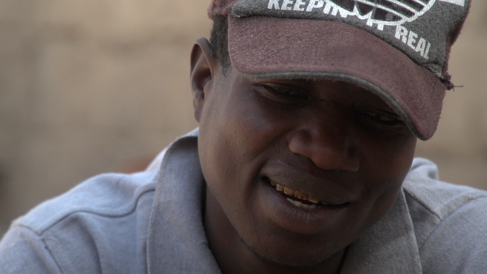 Young man in Nigeria