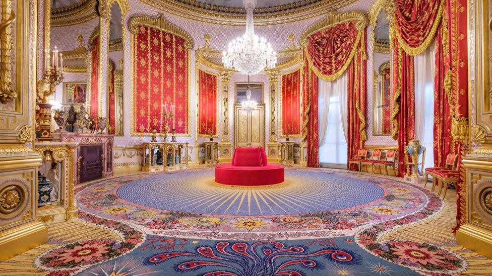 The Royal Pavilion in Brighton, East Sussex restored Saloon