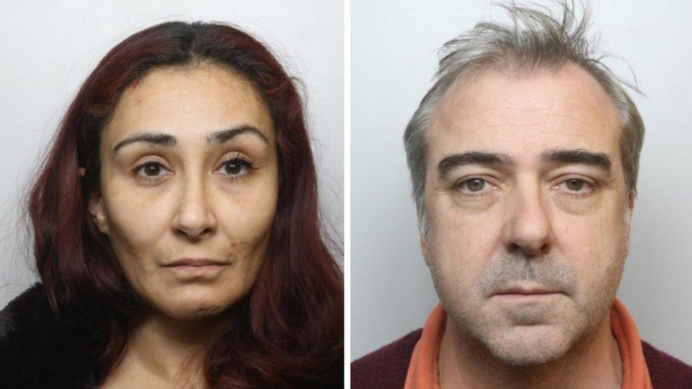 Police mugshots of Paolo Patricia Morrish and her husband David Morrish