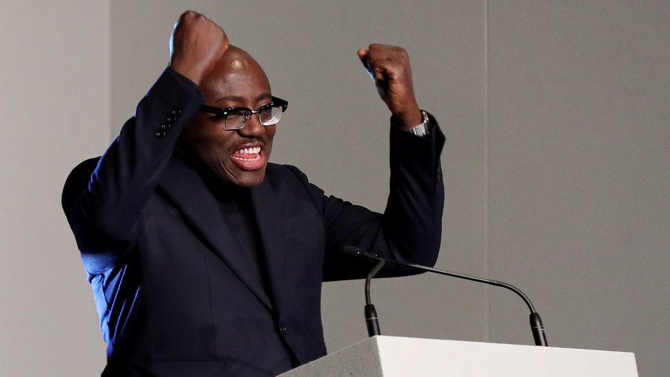 Edward Enninful at the Turner Prize ceremony