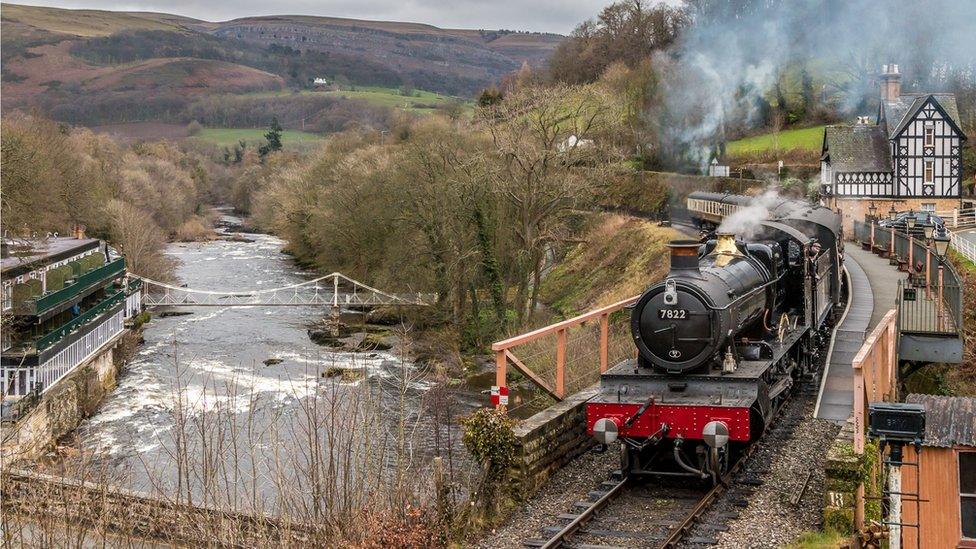 The Llangollen Railway at Berwyn