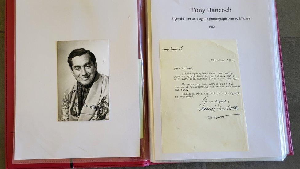 Fan letter from Tony Hancock