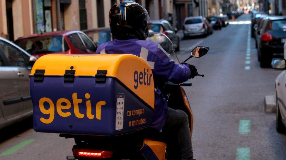 A Getir driver