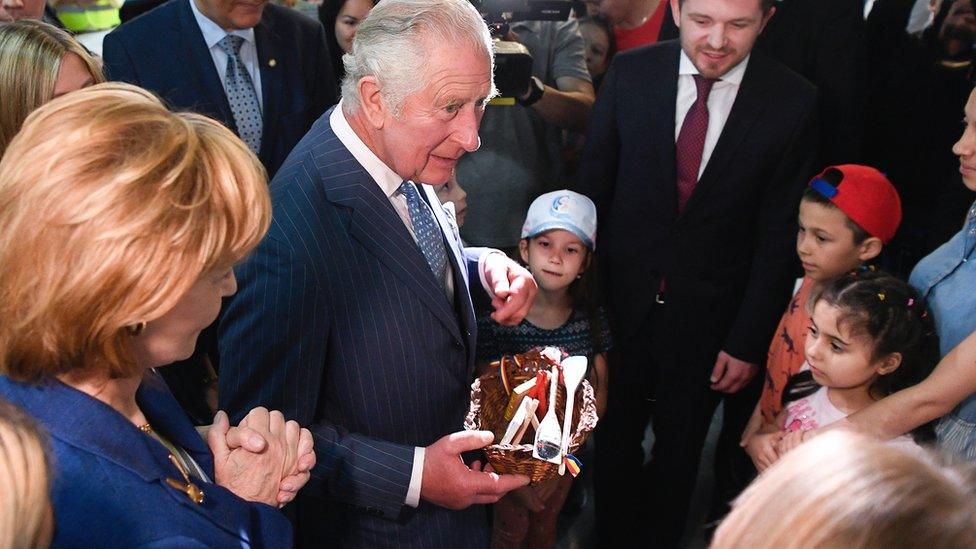 Prince Charles in Romania