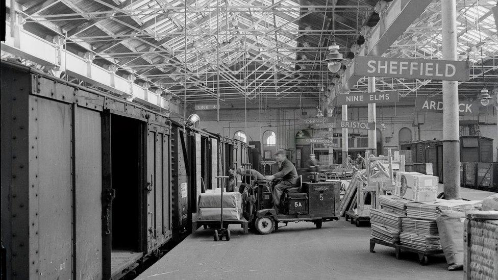 Old photo of Station Hall