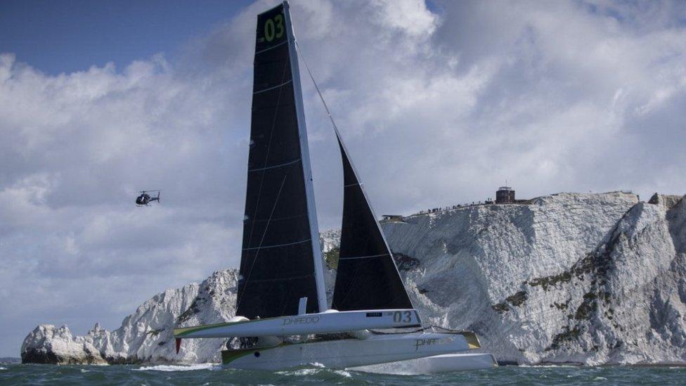 Lloyd Thornburg's MOD70 trimaran, Phaedo 3