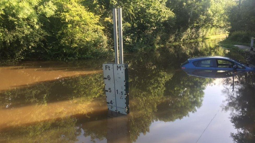 Stranded car