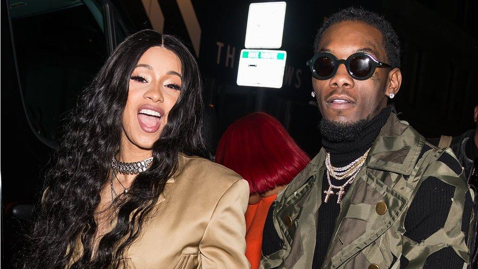 Rappers Cardi B and Offset