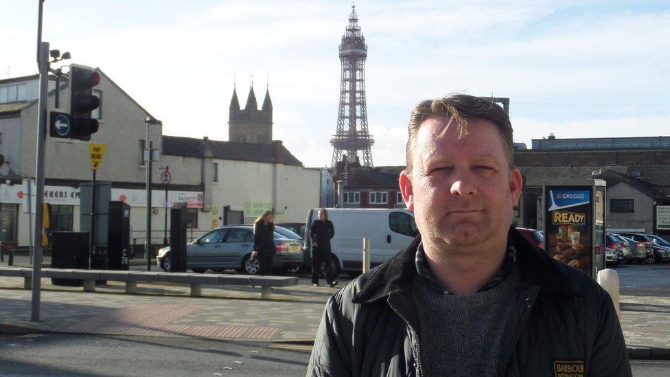 Blackpool's Labour leader, Simon Blackburn