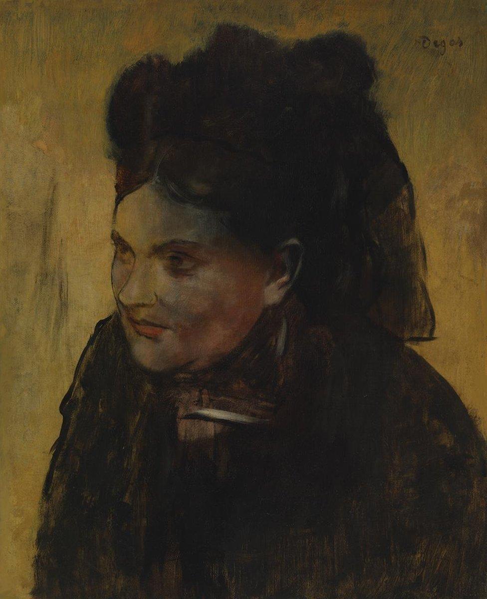 Portrait of a Woman by Edgar Degas courtesy of National Gallery of Victoria, Melbourne