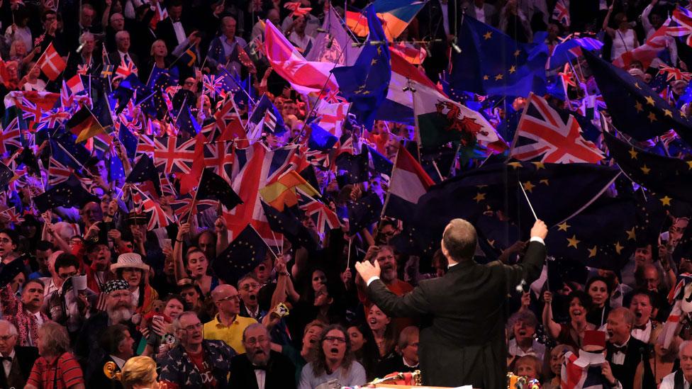 Flag-waving at the Proms