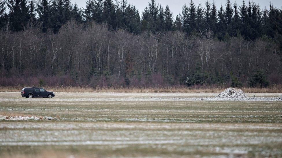 General view of the location where a a wreck of a World War II aircraft was found, near Birkelse by Aabybro in Northern Jutland, Denmark March 7, 2017.