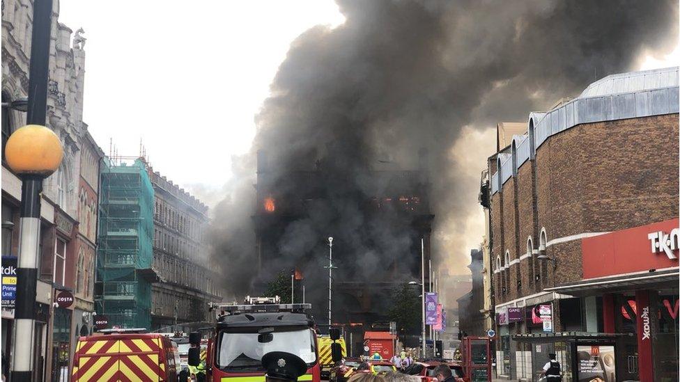 Fire at Primark