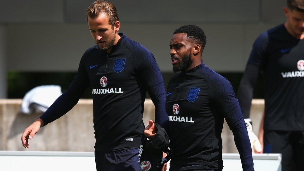 Harry Kane and Danny Rose