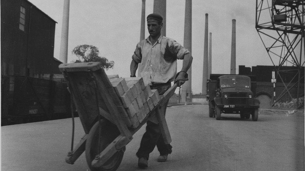 Italian brick worker