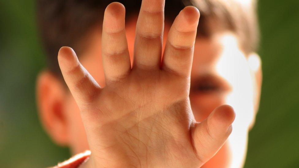 Toddler hand