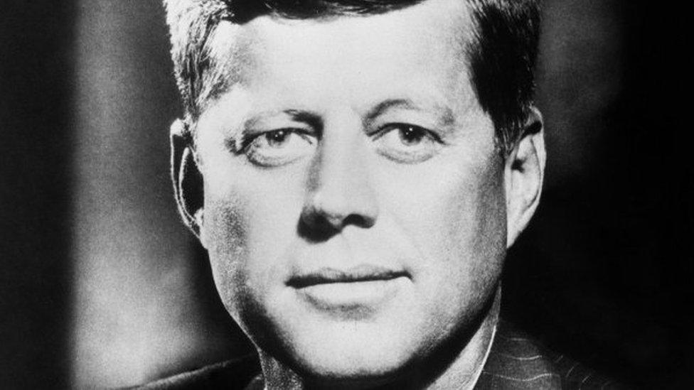 John F Kennedy, pictured on 23 October 1962