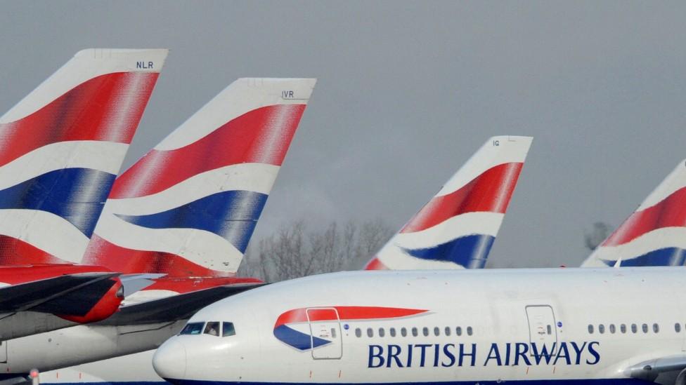 Generic pic of British Airways flight