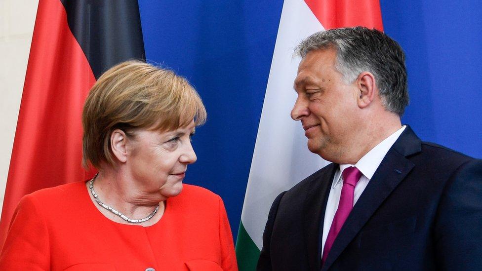 Merkel and Orban