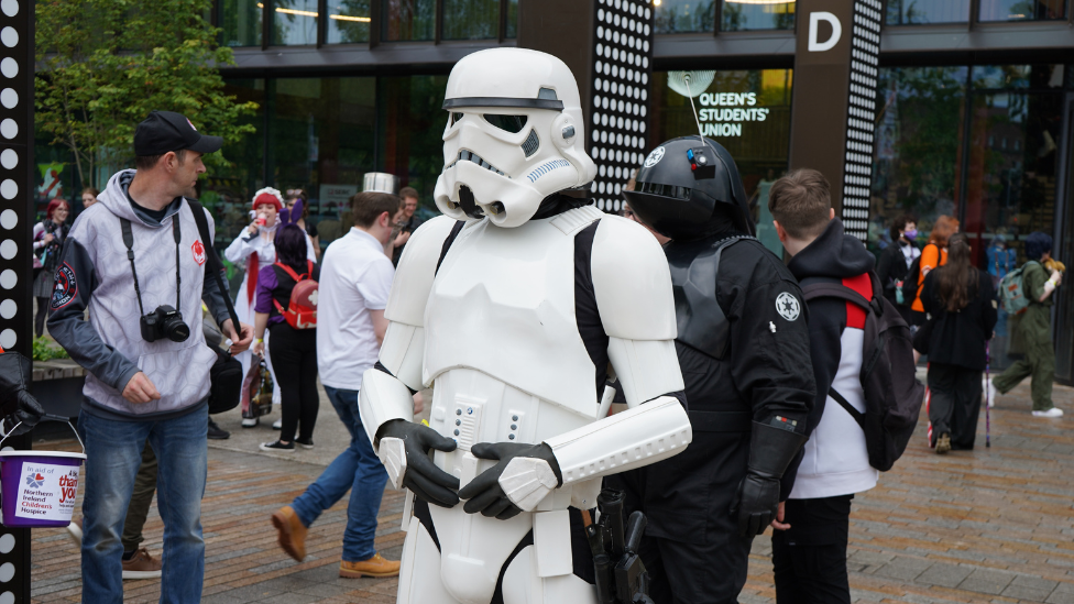 Stormtrooper at QCon