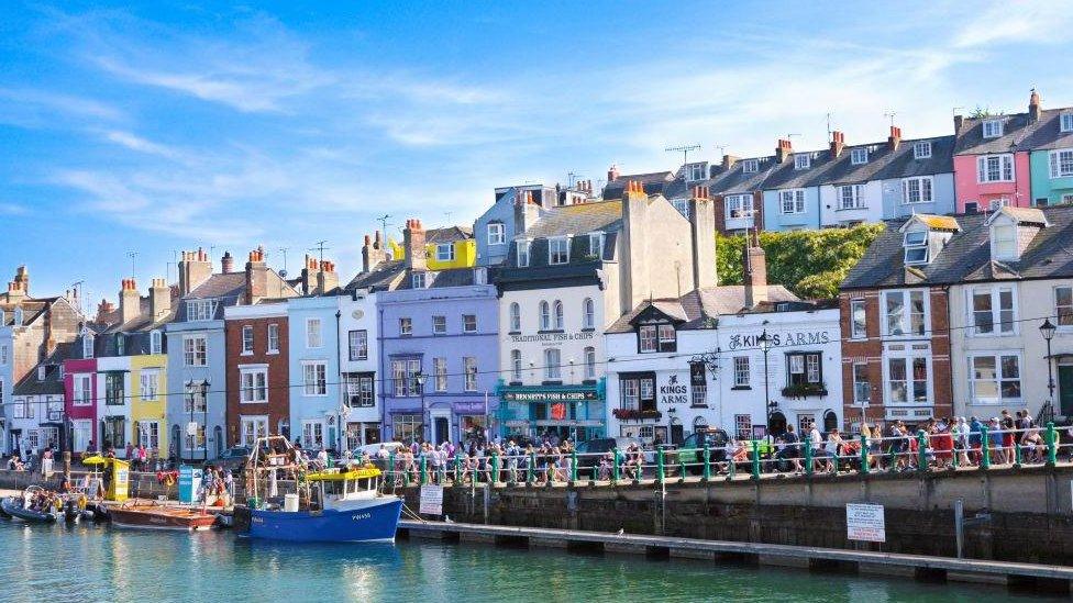 A row of houses in Dorset