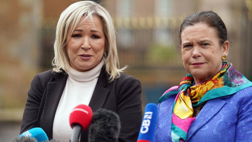 Michelle O'Neill and Mary Lou McDonald