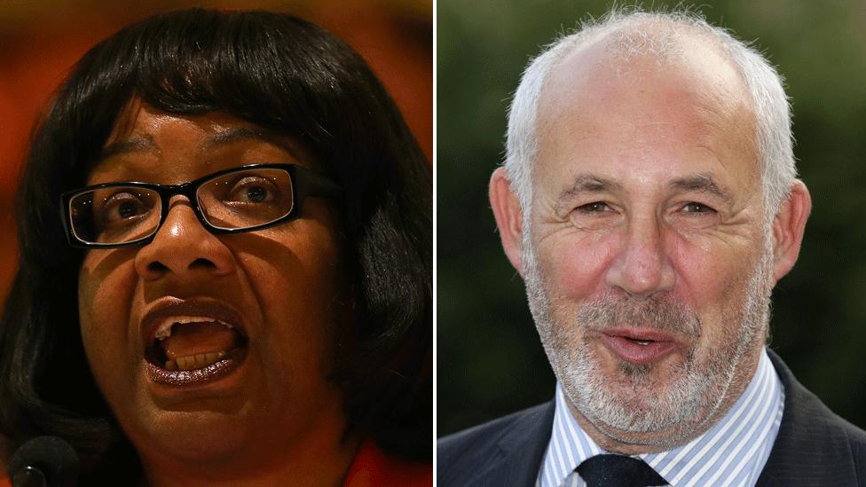 Diane Abbott and Jon Trickett