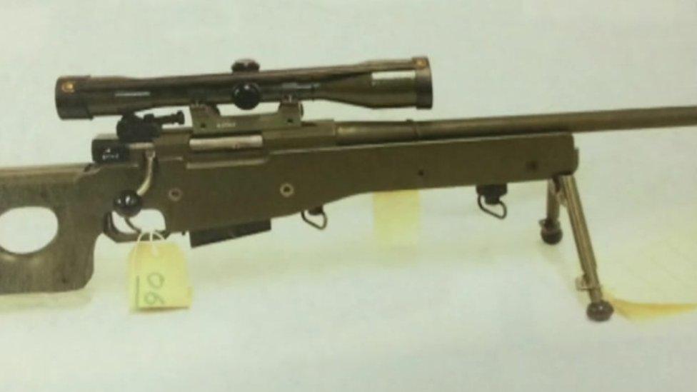 deactivated L96 Accuracy International sniper rifle