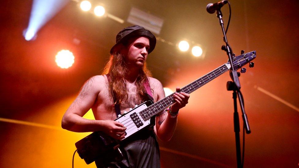 Mac DeMarco performing on the John Peel Stage at Glastonbury Festival, 2016