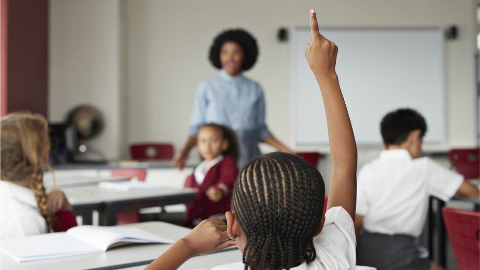 Kids in a classroom