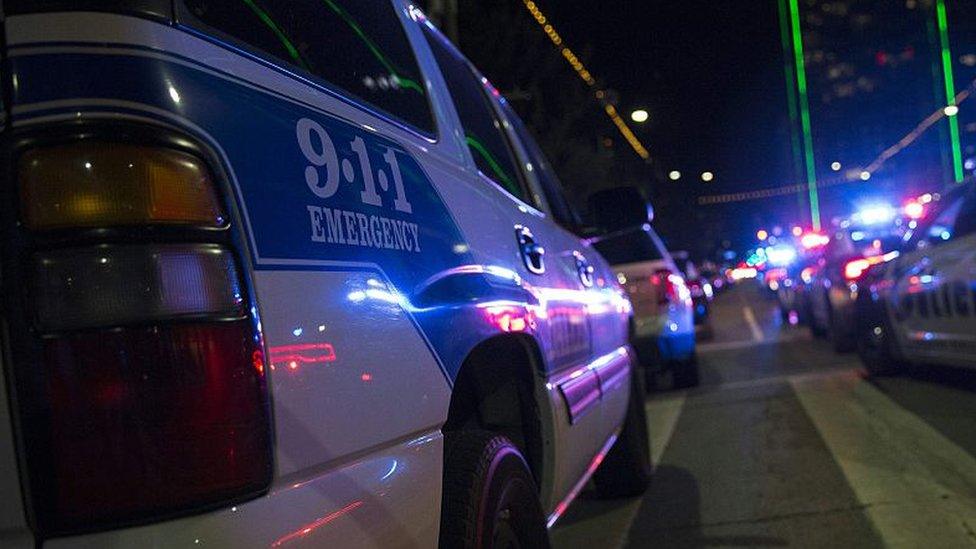 A US police car in Dallas, Texas