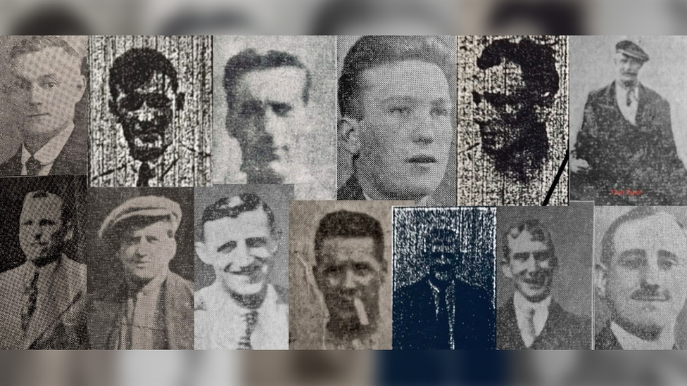 Photos of remaining 13 miners killed at Markham pit